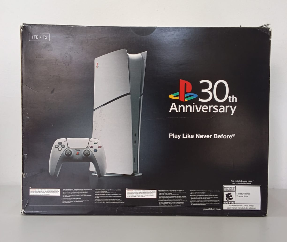 PlayStation 5 Slim 30 anos Semi Novo - pego seu game usado na troca - Imagem 2